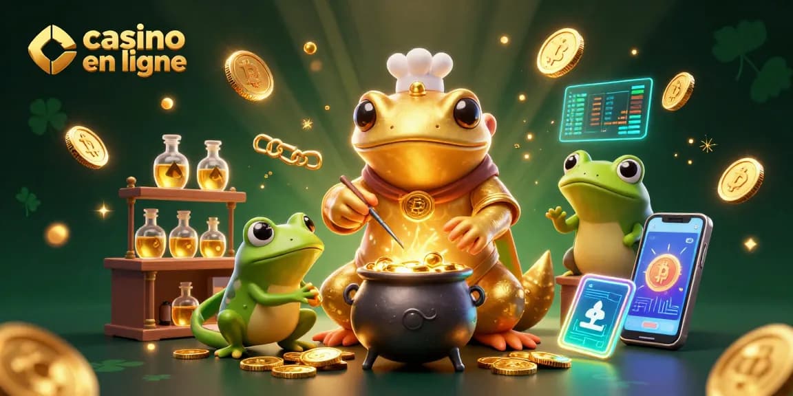 Jouez à casino en ligne avec la grenouille apprenti et l'alchimiste dans un cadre médiéval