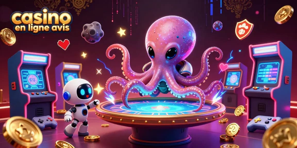 Découvrez les jeux de casino en ligne avis avec une illustration tridimensionnelle captivante.