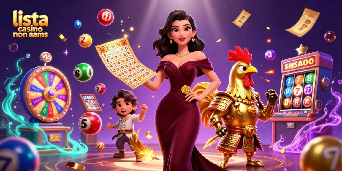 Scopri l'emozione di lista casino non aams con figure glamour e elementi di gioco vibranti.