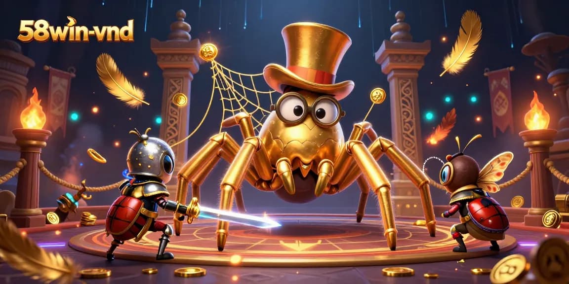 Experience excitement at 58win-vnd with a dramatic casino scene of adventure and gaming action.