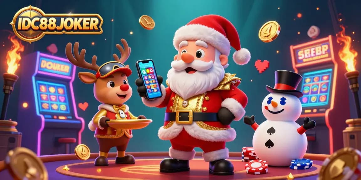 Spin and win on IDC88JOKER's vibrant casino scene filled with jackpots and game excitement!