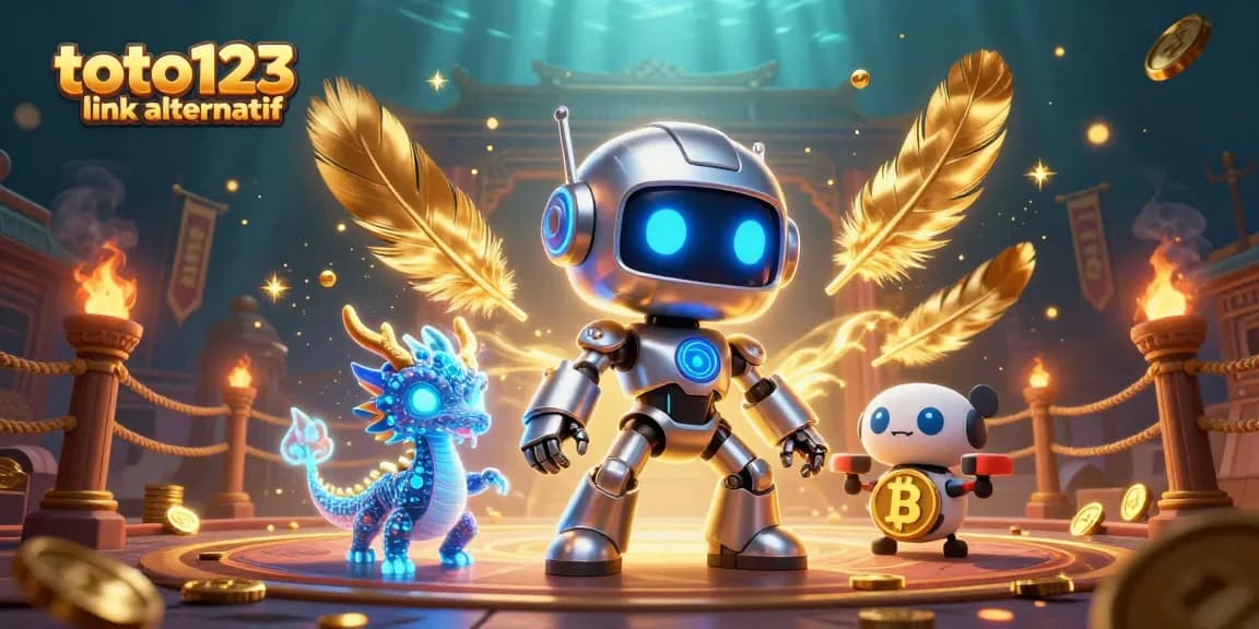 Experience the thrill of gaming with toto123 link alternatif showcasing a futuristic casino atmosphere.