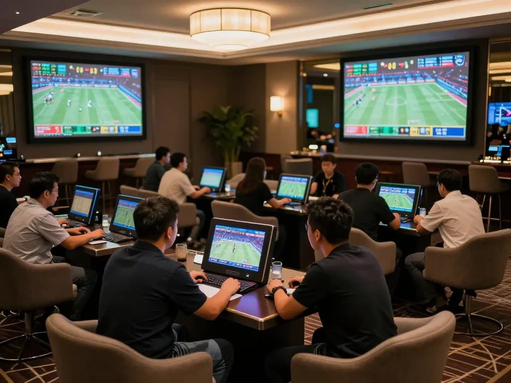 Experience the excitement of sports betting at nhà cái 8xbet with vibrant gaming atmosphere