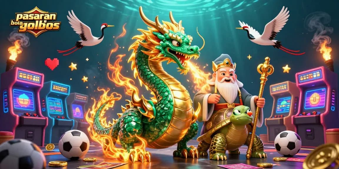 Experience thrilling action and strategy with pasaran bola golbos in a vibrant 3D illustration showcasing sports betting.