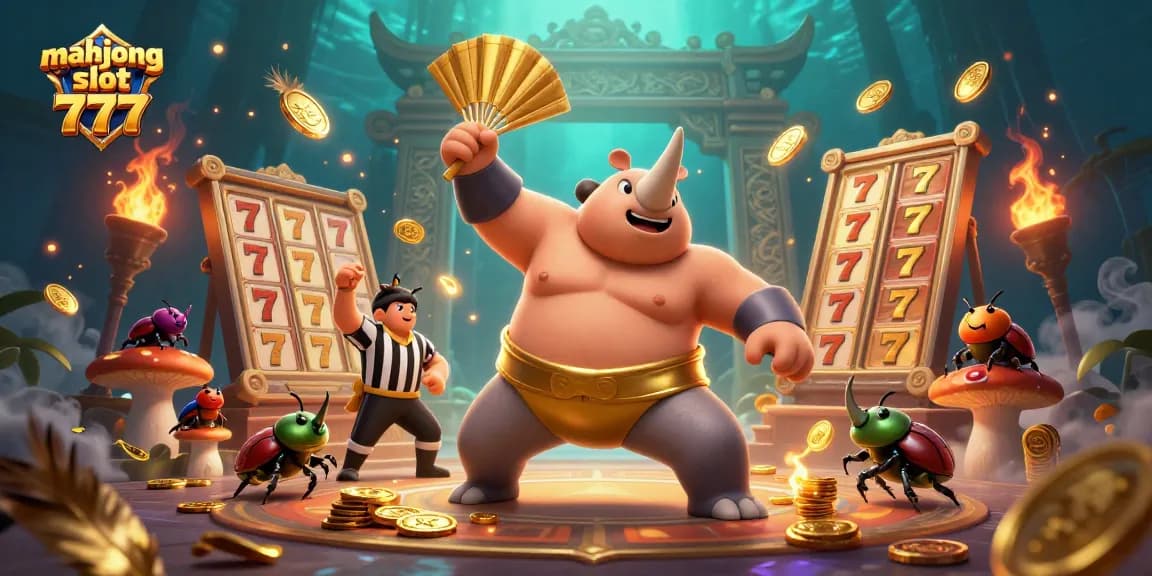 Experience thrilling gameplay with mahjong slot 777 in this dynamic casino adventure scene.