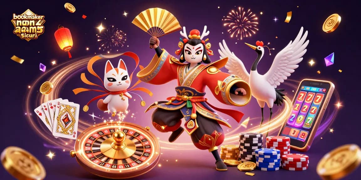 Scopri i migliori bookmaker non AAMS sicuri con questa illustrazione 3D ricca di dettagli.
