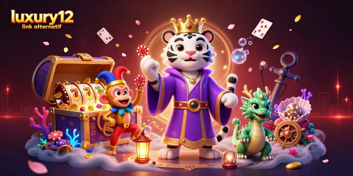Engage with luxury12 link alternatif by winning at slots surrounded by an elegant 3D tiger and playful monkey.