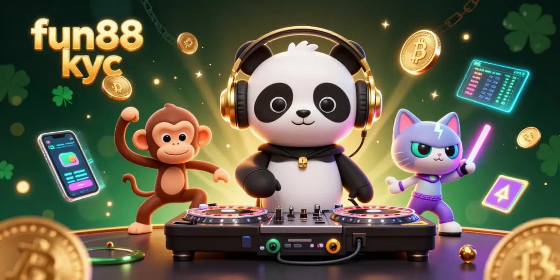 Trải nghiệm giải trí tại fun88 kyc với DJ panda và các trò chơi casino sôi động.