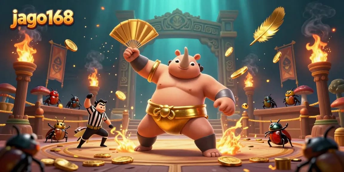 Join the fun at jago168, where players win by collecting golden coins in an exciting game scene.