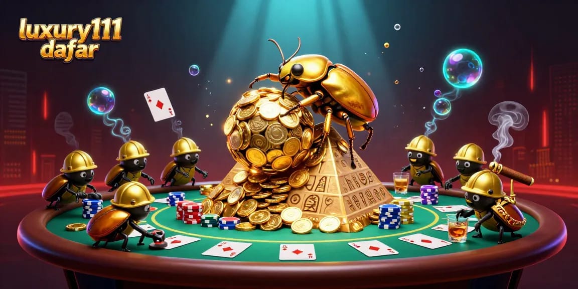 Experience luxury111 daftar engaging online gaming with vibrant casino imagery and energetic elements.