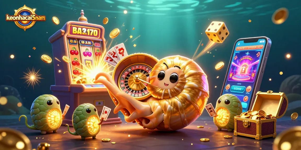 Bet on keonhacai5nam while enjoying mystical 3D casino adventures with vibrant characters.