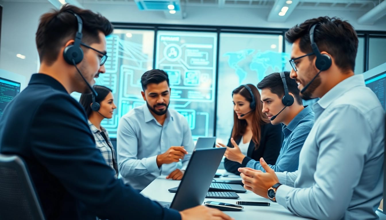 Find skilled msp companies near me managing advanced IT solutions in a modern office.