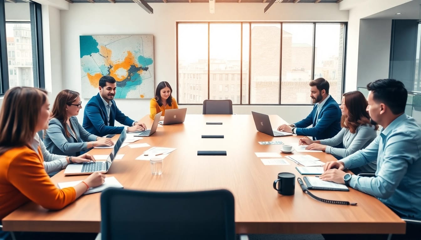 Erleben Sie innovative Lösungen auf https://alvionz.de/ durch kreative Teamarbeit in einem modernen Büro.