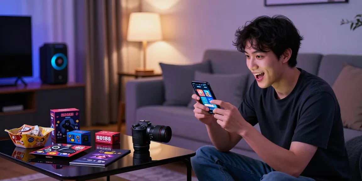 bd188 platform na ginagamit sa smartphone para sa pag-download ng mga laro sa isang modernong sala.