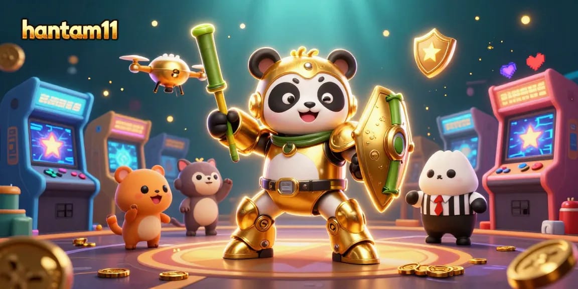 Join the HANTAM11 gaming action with vibrant characters and thrilling arcade experiences.
