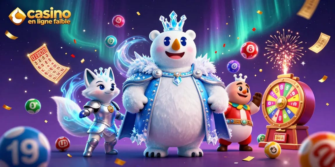 Visitez des casinos en ligne fiables avec le roi des glaces et son compagnon, tout en jouant avec chance.