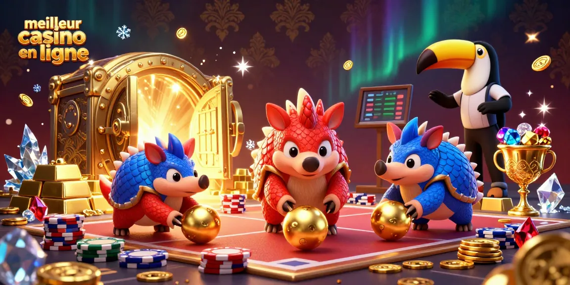 Jouez au meilleur casino en ligne avec des pangolins rivalisant dans un univers de jackpots et de pépites d'or.