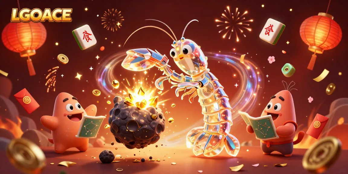 LGOACE invites players to experience thrilling adventures and gameplay in a vibrant casino scene filled with treasure.