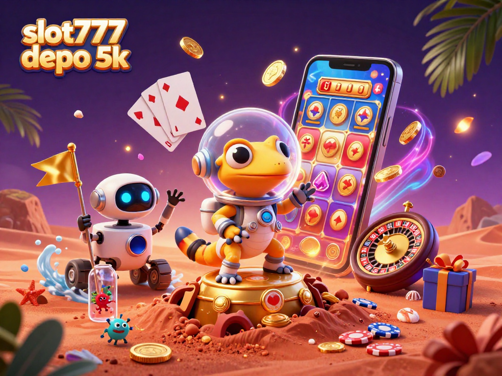 Play exciting slot777 depo 5k as the Martian gecko discovers a hidden casino on Mars.