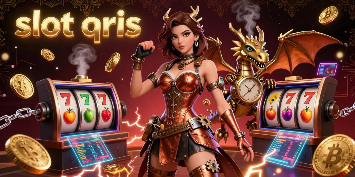 Experience thrilling gameplay with slot qris in this vibrant 3D casino scene full of action.