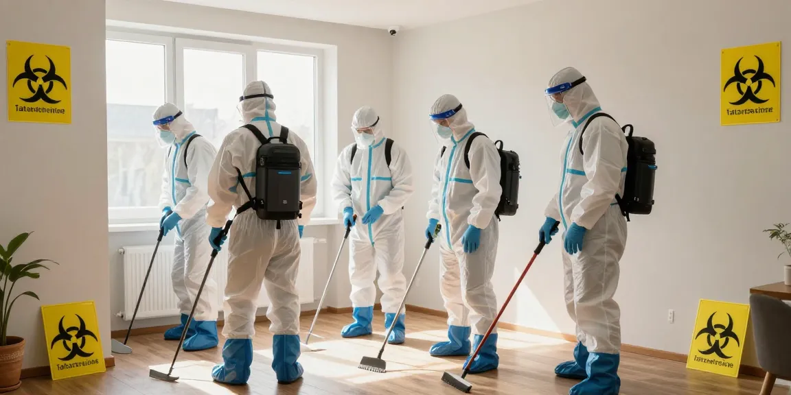 Tatortreiniger Dortmund bei der professionellen Reinigung eines Tatorts mit modernster Technik und diskreter Arbeitsweise.
