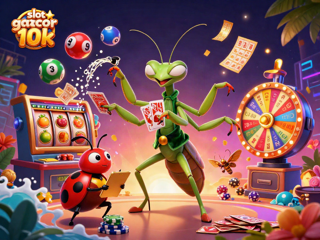 Experience dynamic gameplay with slot gacor 10k in this vibrant casino scene.