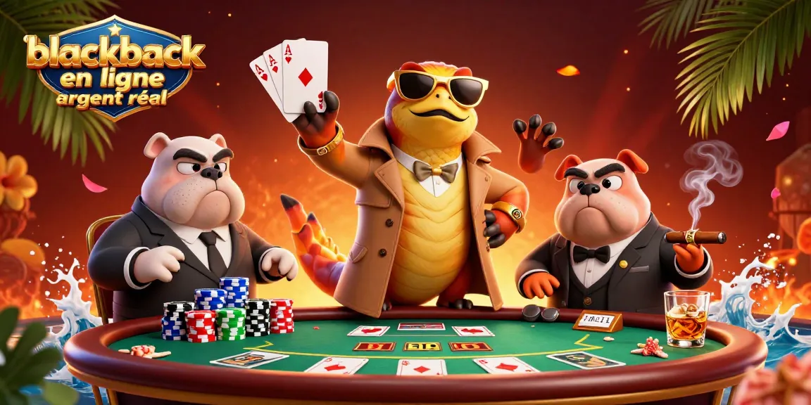 Vivez des moments intenses avec blackjack en ligne argent réel, près de tables animées en 3D.