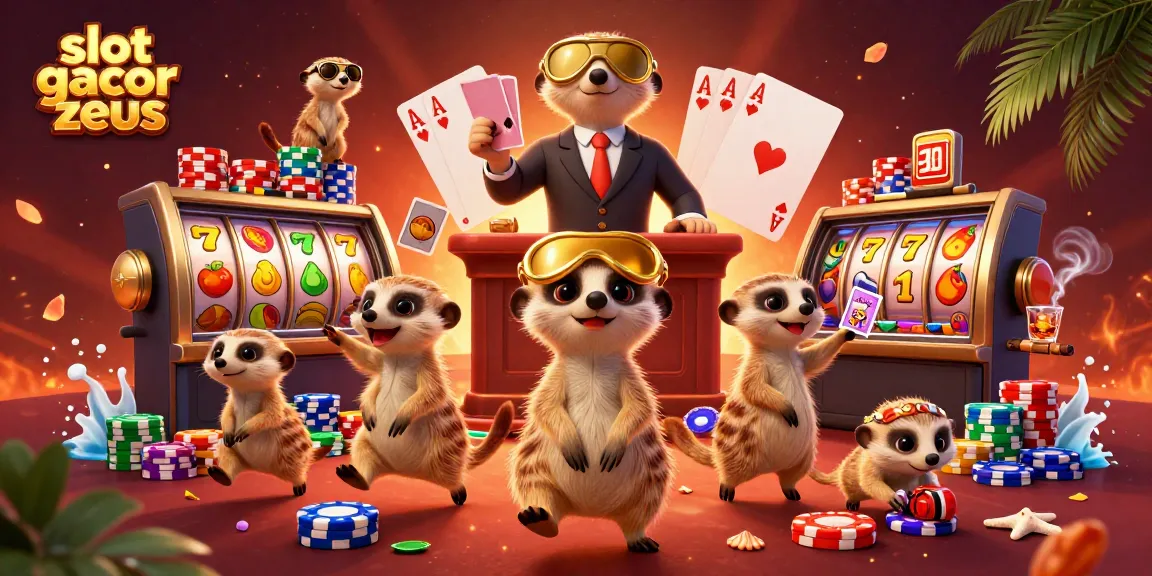 Engage in exciting gameplay with slot gacor zeus as meerkats casino characters dynamically showcase rich gaming elements.