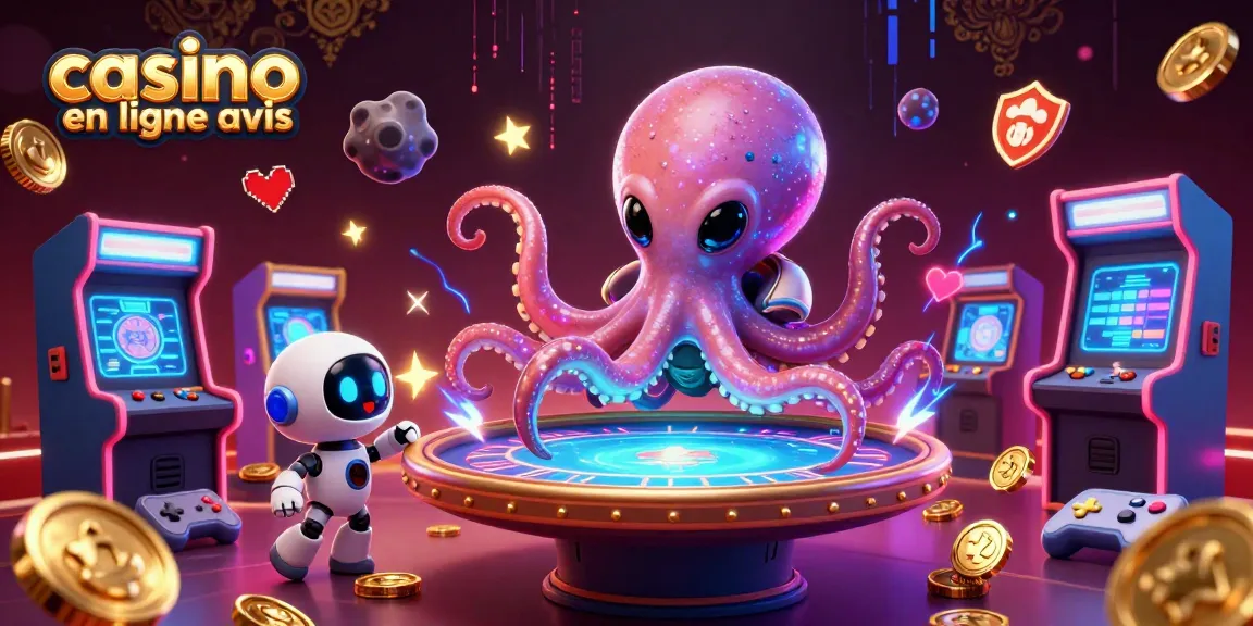 Découvrez les jeux de casino en ligne avis avec une illustration tridimensionnelle captivante.