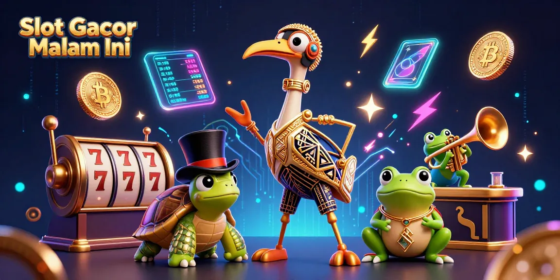 Unlock winning opportunities with Slot Gacor Malam Ini slot machines featuring vibrant characters in a digital casino.