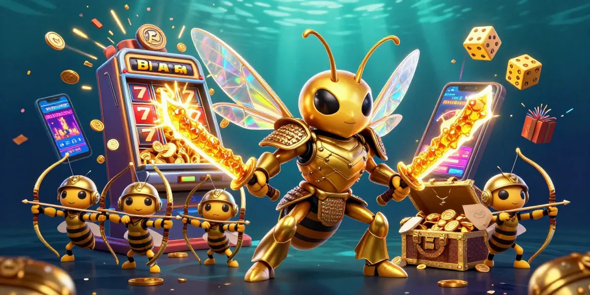 Experience 7M's thrilling gaming adventure with golden characters and jackpot excitement