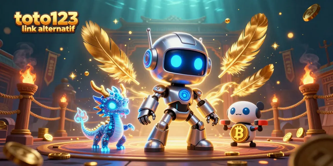 Experience the thrill of gaming with toto123 link alternatif showcasing a futuristic casino atmosphere.