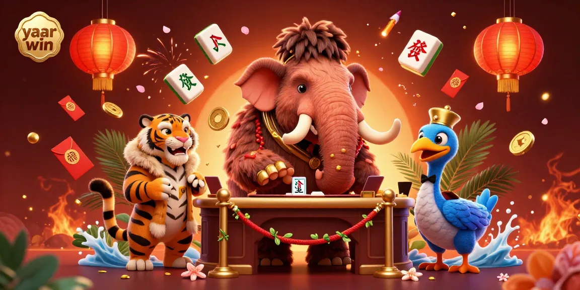 Engage with yaar win's vibrant casino scene celebrating high-stakes play with a bouncer, VIP guest, and doorman.