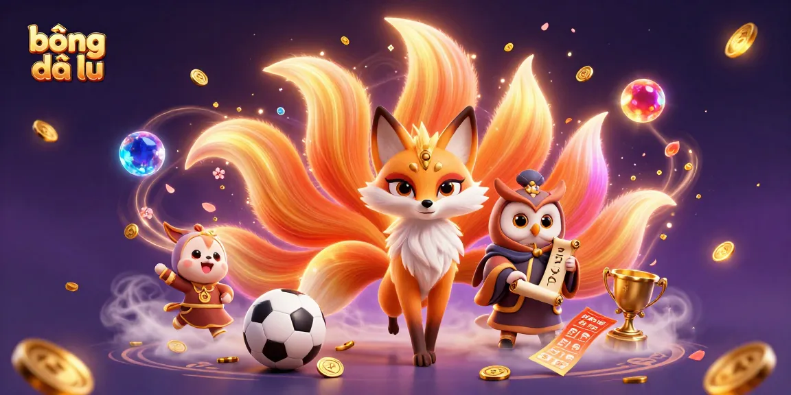 Experience bóng đá lũ with an engaging sports betting illustration featuring vibrant characters and dynamic elements.