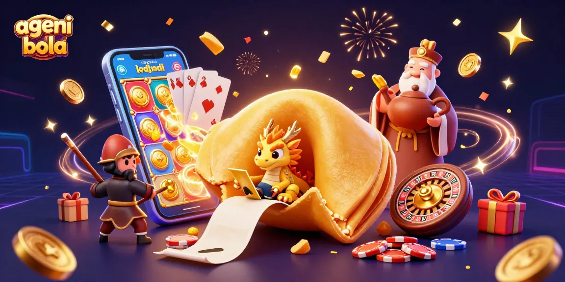 Experience exquisite wins with agen judi bola surrounded by vibrant casino characters and elements.