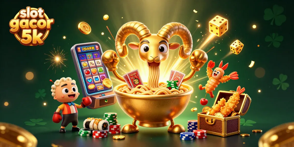Experience the dynamic action of slot gacor 5k with vibrant characters in an exciting casino scene.