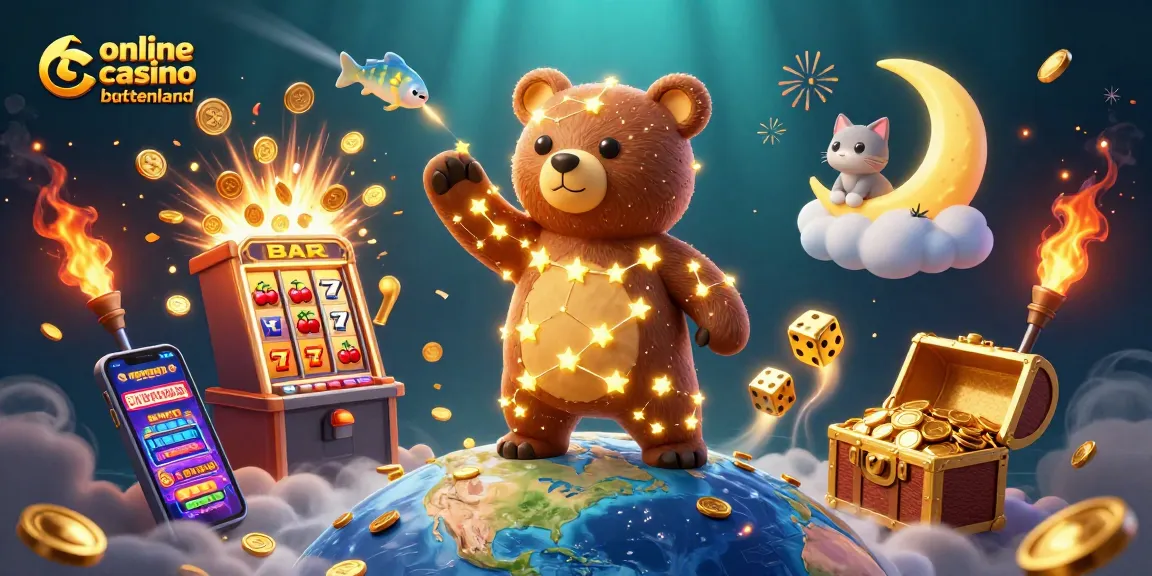 Engage in online casino buitenland with colorful slot machines and animated characters.