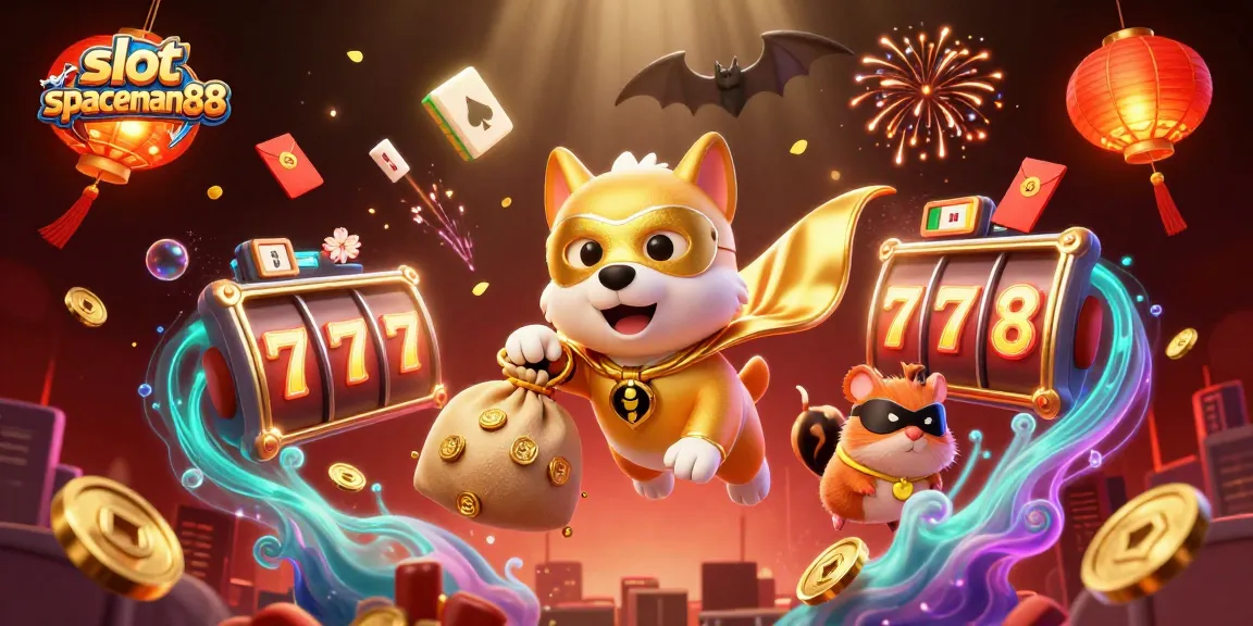 Spin the reels in the vibrant slot spaceman88 universe filled with gold coins and excitement.